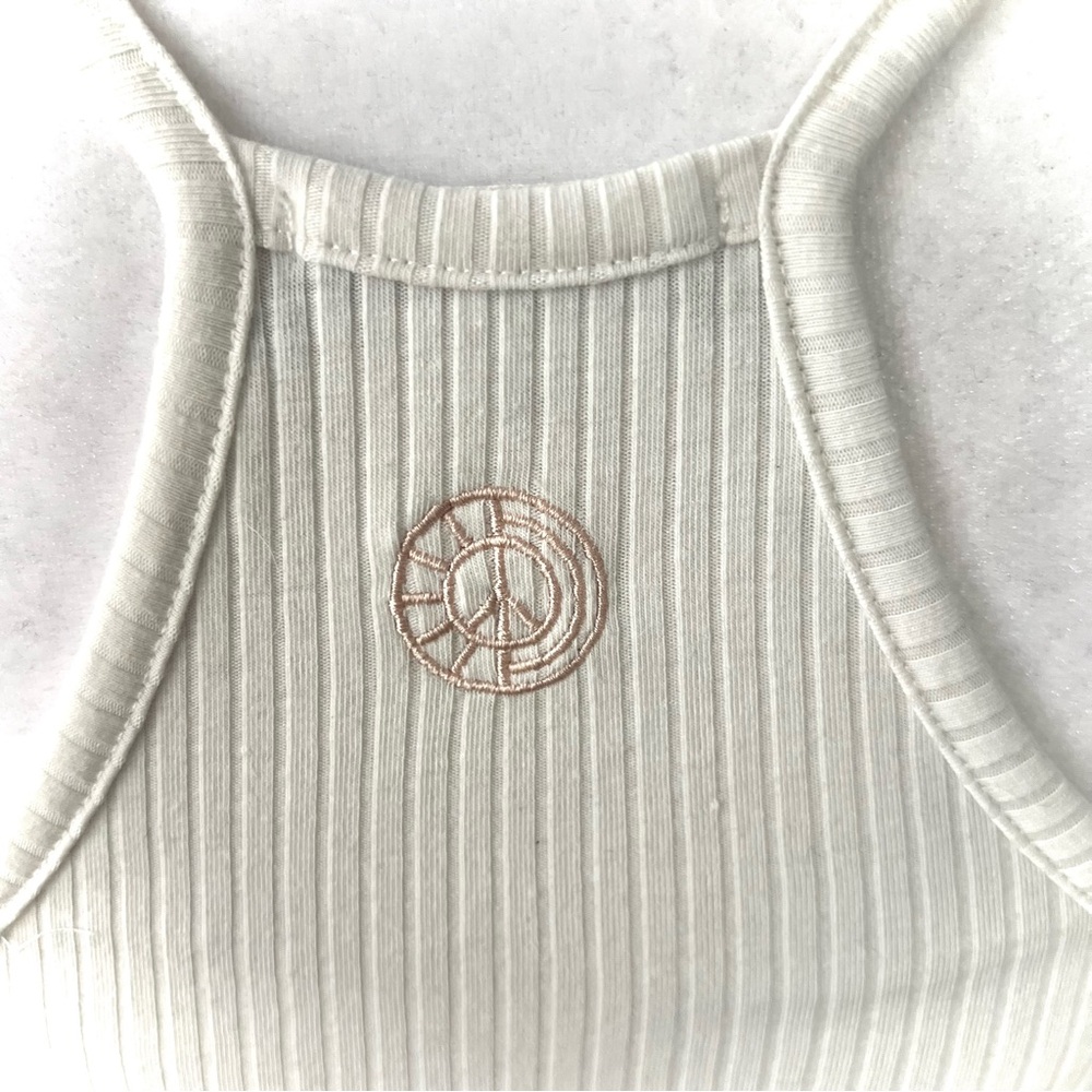 EARTHBOUND Off-White Ribbed Camisole - Picture 2 of 3